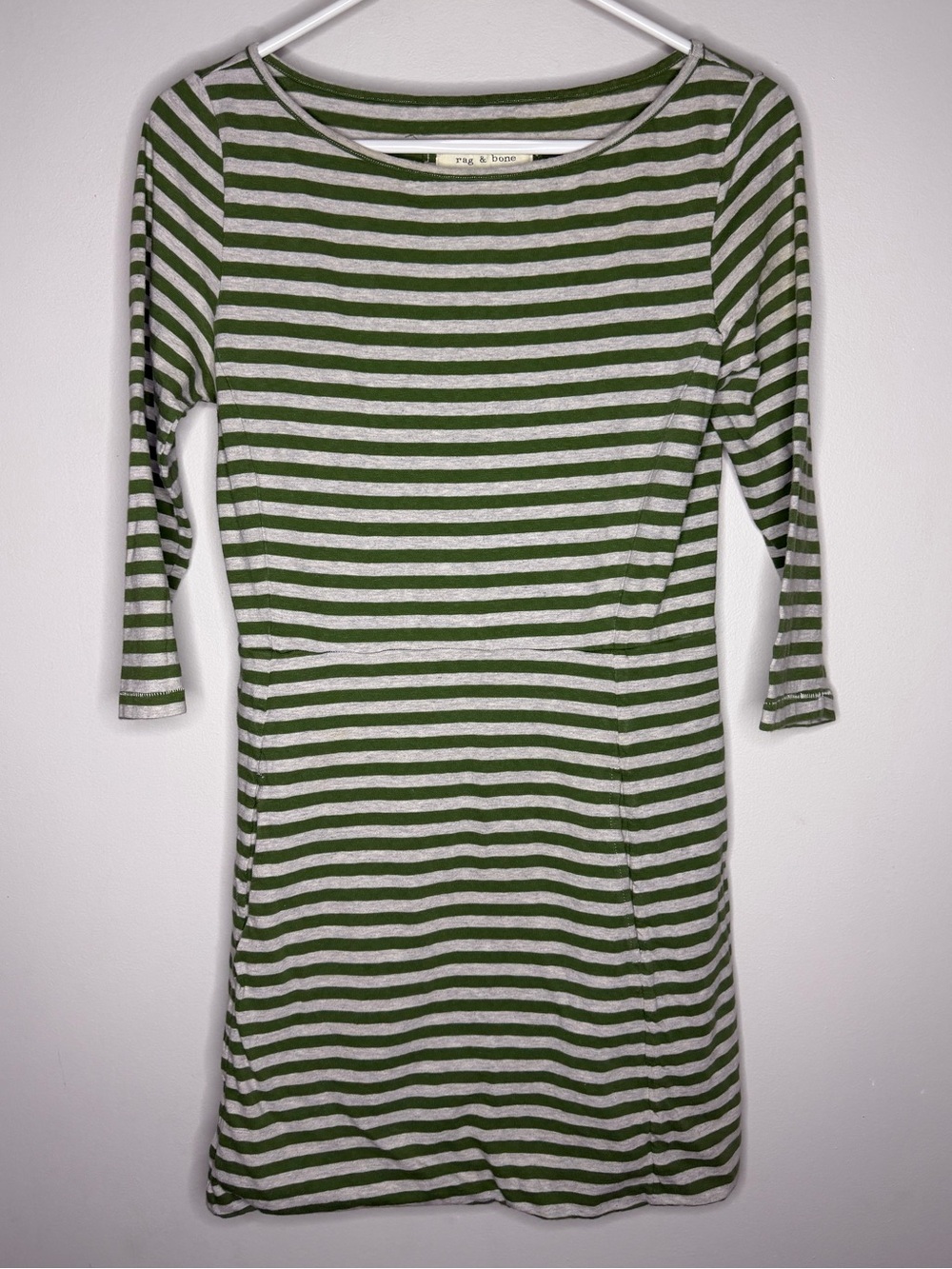 rag & bone Striped Jersey Knit Dress Size M